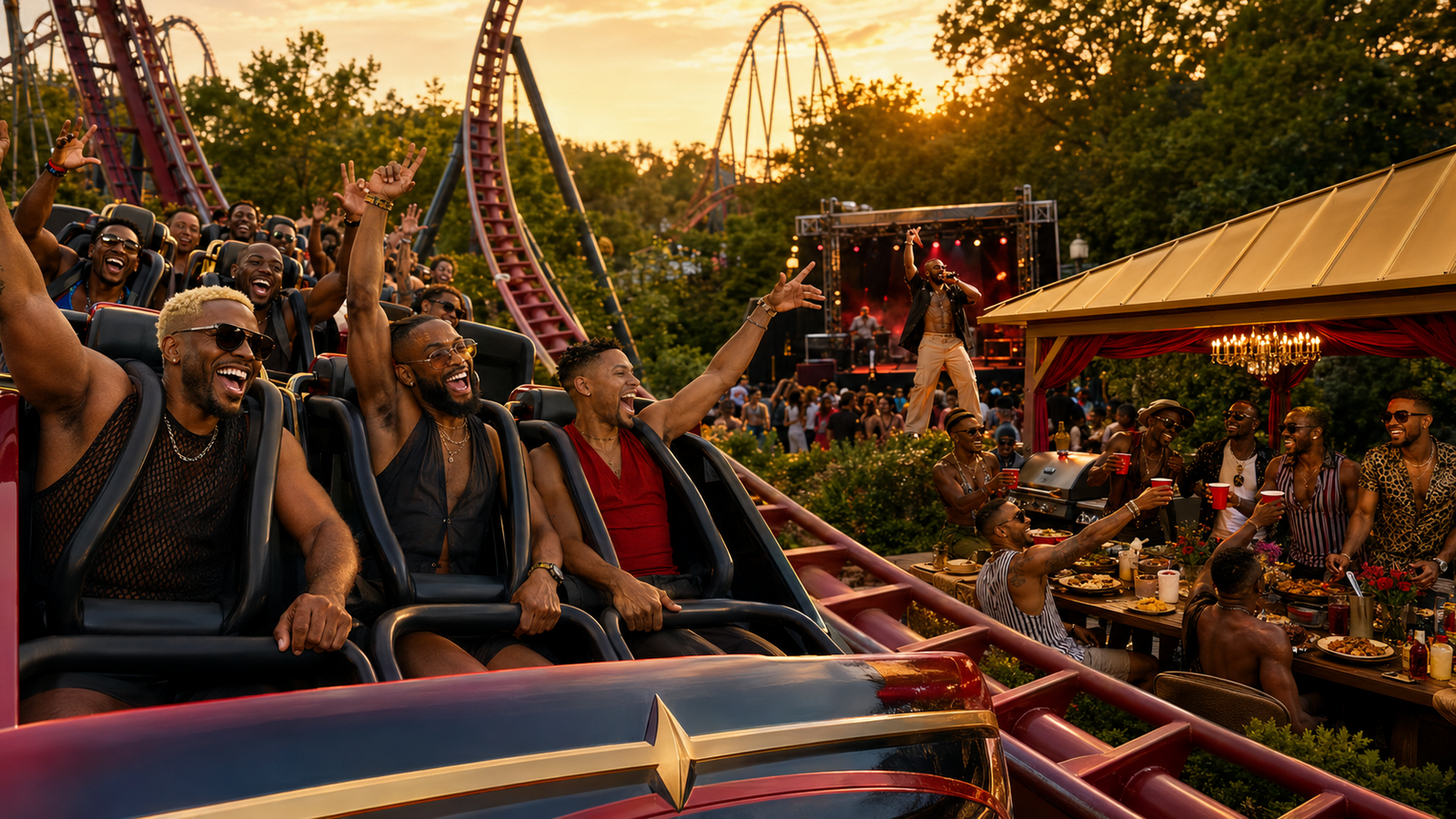 Six Flags Pride Day, BBQ & Concert