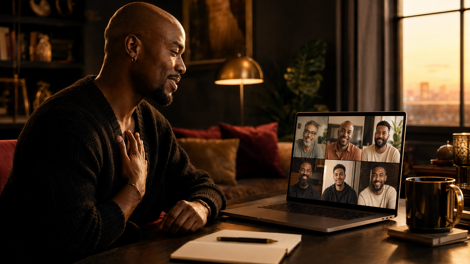 Virtual Group Therapy Session